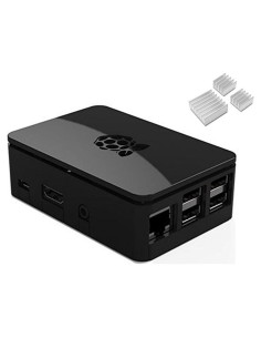 Caja de Protección Negra Ardess para Raspberry Pi 2/3 B+