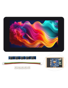 Kit Pantalla Táctil 7" Waveshare IPS 1024x600 Raspberry Pi Zero