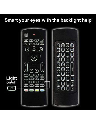 Control Remoto Air Mouse MX3 Pro Rock&Rown Inalámbrico