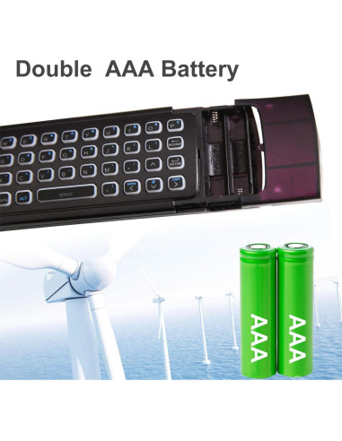 Control Remoto Air Mouse MX3 Pro Rock&Rown Inalámbrico