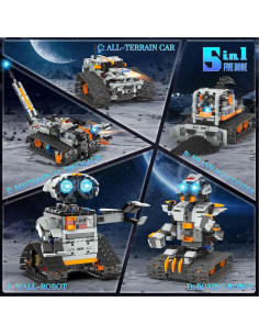 Kit de Construcción Robot STEM 5 en 1 QHECTTY 688 Piezas 2