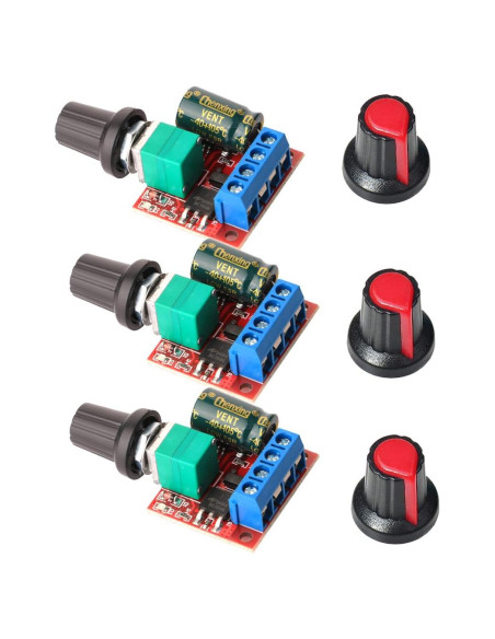 Controlador de Velocidad de Motor DC Mini Gebildet E297 5V-35V 5A