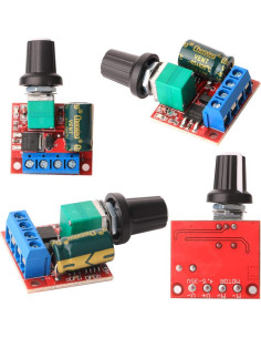 Controlador de Velocidad de Motor DC Mini Gebildet E297 5V-35V 5A 2