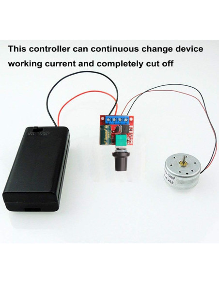 Controlador de Velocidad de Motor DC Mini Gebildet E297 5V-35V 5A