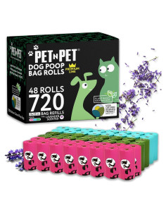 Bolsas de Desechos para Perros PET N PET 720 Cuentas Aromatizadas