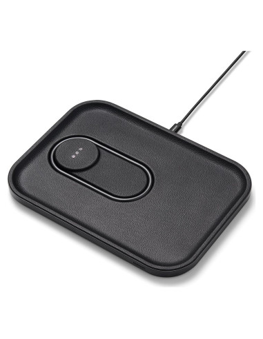 Cargador Inalámbrico Courant MAG:3 - Cuero Italiano Negro