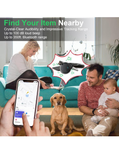 Localizador Bluetooth Fortunepro 4 Pack - Encuentra Llaves y Más 2