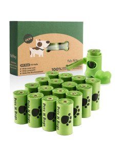 Bolsas de Excremento Pets N Bags 16 Rollos Biodegradables
