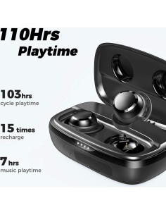 Auriculares Inalámbricos Tribit FlyBuds 3, 110H Bluetooth 5.2 IPX8 2