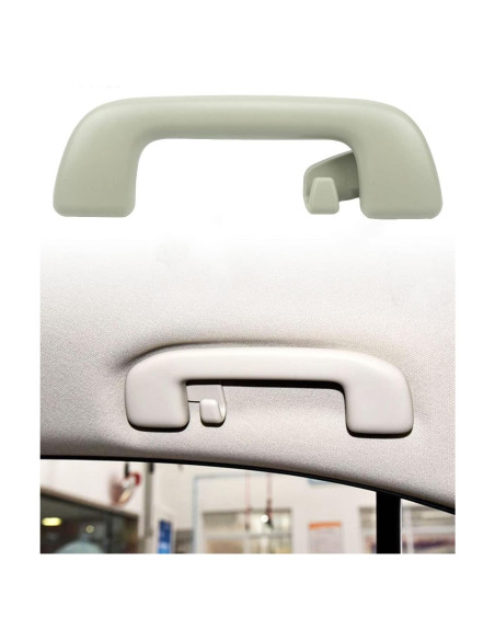 Mango de Tirón Interior YIGUCS para Techo Toyota Gris Beige