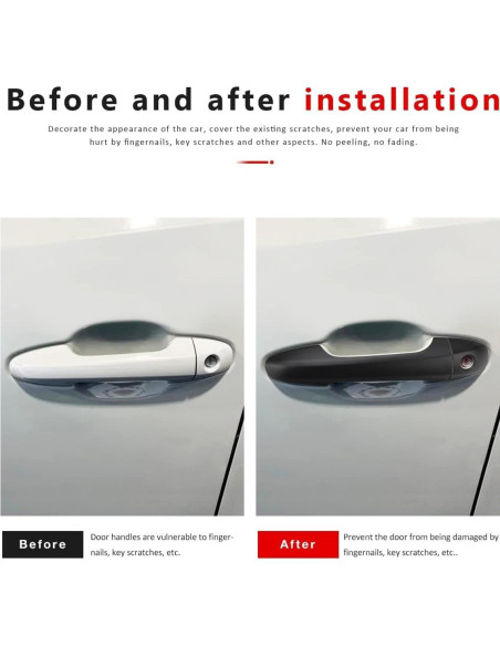 Cubierta de Manija de Puerta DLOVEG para Toyota Tacoma 2016-2023