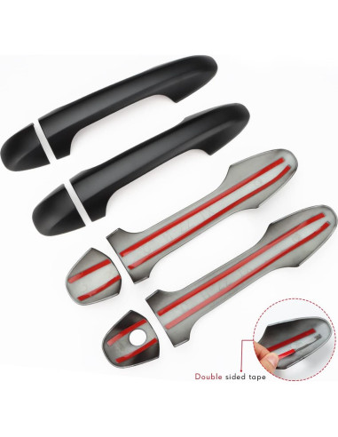 Cubierta de Manija de Puerta DLOVEG para Toyota Tacoma 2016-2023