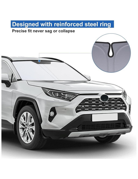 Protector Solar Frontal Plegable JDMCAR para Toyota RAV4 2019-2025
