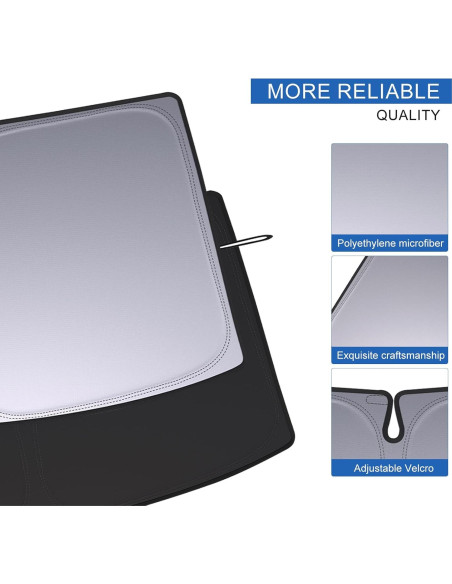 Protector Solar Frontal Plegable JDMCAR para Toyota RAV4 2019-2025