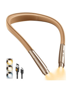 Luz de Lectura LED para el Cuello Enclize, 3 Colores, 9 Brillos