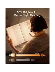 Luz de Lectura LED para el Cuello Enclize, 3 Colores, 9 Brillos 2