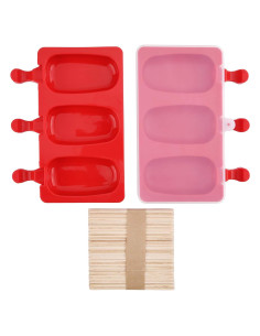 Moldes de Silicona para Paletas Mirenlife 2 Piezas Ovaladas