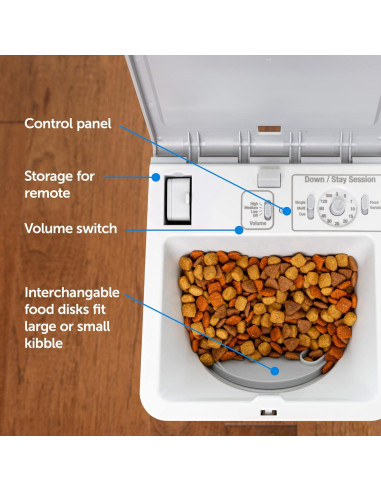 Entrenador de Recompensas Remoto PetSafe Teach & Treat - Dispensador de Golosinas para Perros