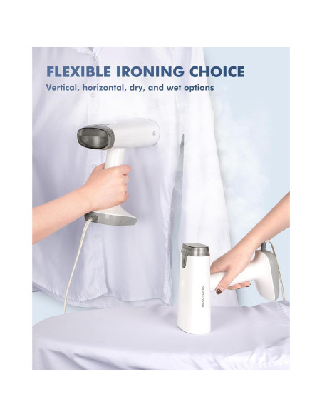 Vaporera de Viaje BEAUTURAL 1200W Doble Voltaje 140ml Vaporera de Viaje BEAUTURAL 1200W Doble Voltaje 140ml