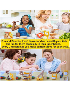 Cortador y Sellador de Sándwich Uncrustable CHICHAUS Rojo 2