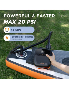 Bomba Eléctrica SUP AIRBANK PUFFER Pro 20 PSI Portátil 2