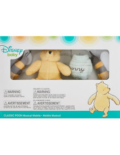 Móvil Musical Winnie the Pooh Clásico 5 Piezas - Marfil y Salvia 2