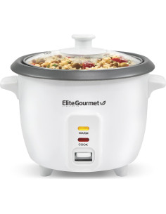 Cocedor de Arroz Eléctrico Elite Gourmet ERC-006NST 6 Tazas 2