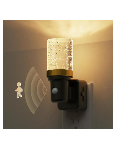 Luz Nocturna LOHAS con Sensor de Movimiento 0-100LM