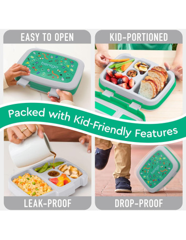 Caja de Almuerzo Bento Bentgo Niños Bichos Amigos 5 Compartimentos