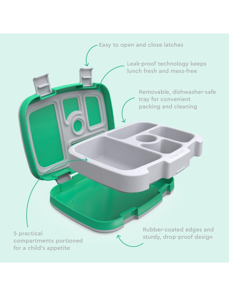 Caja de Almuerzo Bento Bentgo Niños Bichos Amigos 5 Compartimentos