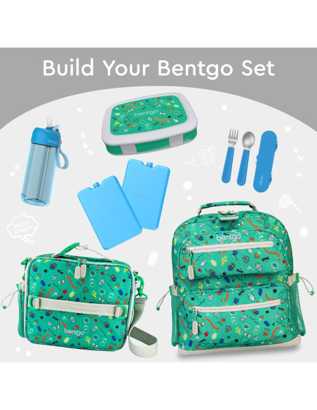 Caja de Almuerzo Bento Bentgo Niños Bichos Amigos 5 Compartimentos