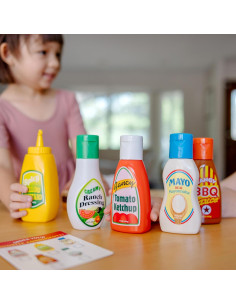 Set de Comida de Juego de Condimentos Melissa & Doug 5 Piezas 2