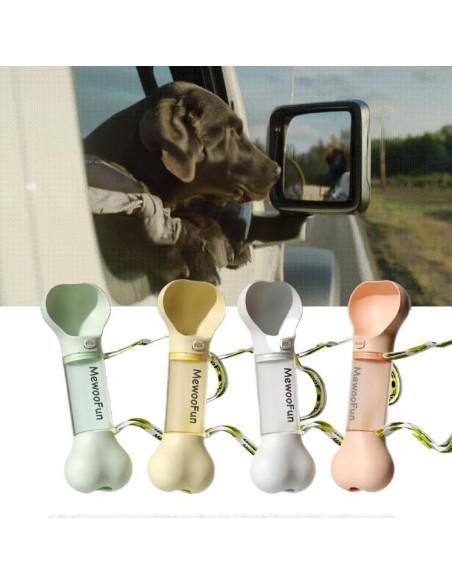 Botella de Agua Portátil para Mascotas Rayvelous 396g