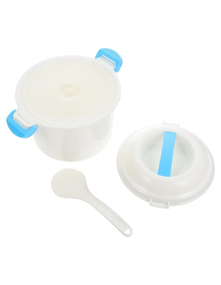 Cocinero de Arroz Mini Hemoton 18x18x15cm Plástico Azul Cocinero de Arroz Mini Hemoton 18x18x15cm Plástico Azul