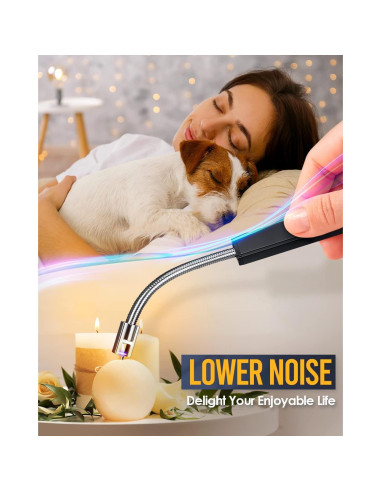 Encendedor Eléctrico Recargable CAREVER con Cuello Flexible
