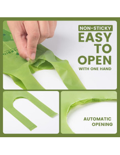 Bolsas para Excremento de Perro SUPERBIO 180 Bolsas Compostables 2