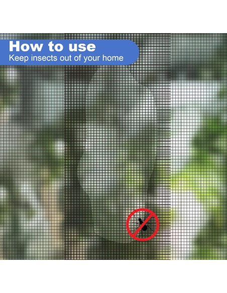 Cinta de Reparación de Malla Fibra de Vidrio CroBlissful 12.7cm x 6.1m