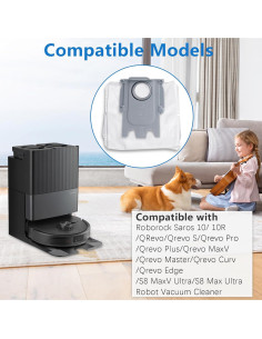 14 Bolsas Desechables para Roborock Q Revo 2.7L Bluearks 2