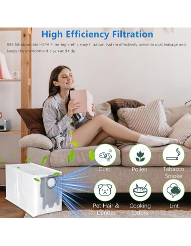 14 Bolsas Desechables para Roborock Q Revo 2.7L Bluearks