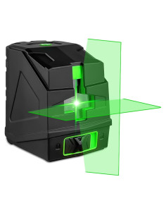 Nivel láser autorregulable C&T 30m línea cruzada verde