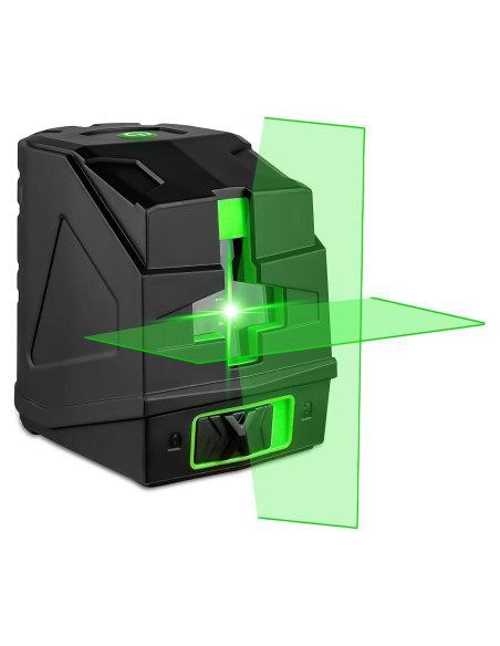 Nivel láser autorregulable C&T 30m línea cruzada verde