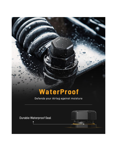 Paquete de 2 Fundas Magnéticas Tagginnc para AirTag - Impermeables y Resistentes