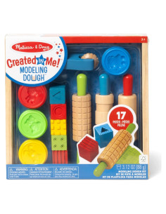 Juego de Arcilla para Modelar Melissa & Doug - 4 Recipientes y Herramientas