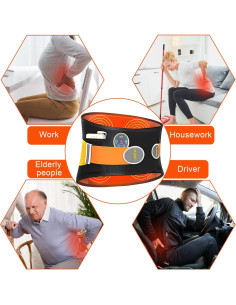 Almohadilla Calefactora Inalámbrica IDEA WIN con Masaje y Calor 2