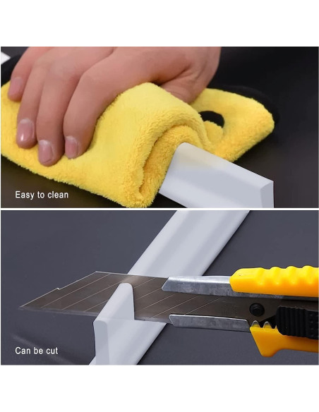 Barrera de Agua SLequipo 67 cm Translúcido para Ducha