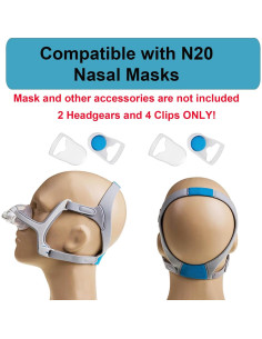 Cabezal de Repuesto CPAP N20 Tegneo - 2 Paquetes Estándar 2