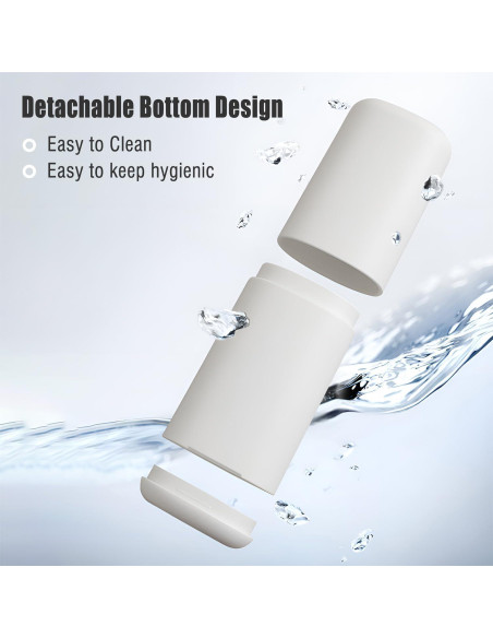 Estuche de Cepillo de Dientes Portátil AIMAIAIMAI Gris 19.8 cm