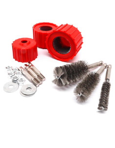 Juego de 6 cepillos de perforación BUXIMN para taladro