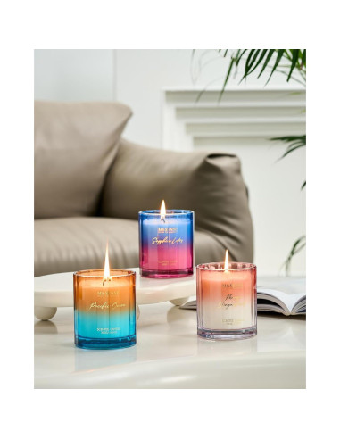 Vela Aromática M&SENSE Mango y Fruta del Dragón 300g Cera Soja