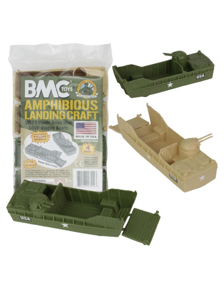 BMC Classic Landing Craft 4pc Tan y Verde Oliva 15 cm